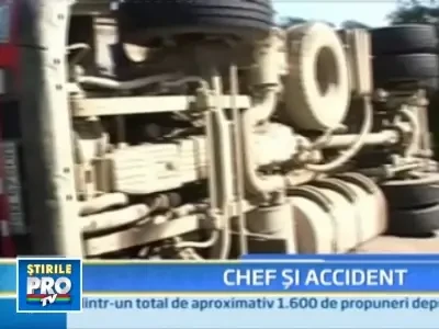 Sofer de meserie, s-a urcat la volan cu cateva pahare de alcool la bord!