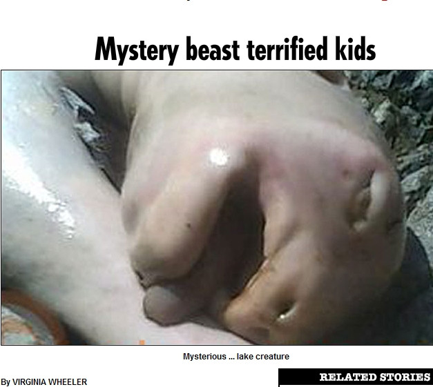 Monstrul dintr-un lac din Panama! "Era Gollum din Lord of the Rings!"