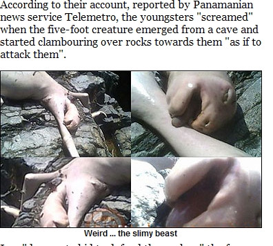 Monstrul dintr-un lac din Panama!