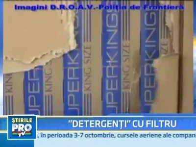 In acte, detergenti si in TIR, tigari! Captura de 500.000 de pachete