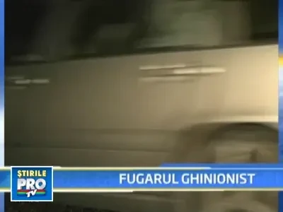 S-a ferit de politisti, dar a cazut prada unei masini!