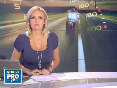 A surprins-o radarul cu 196 km/h pe motocicleta!