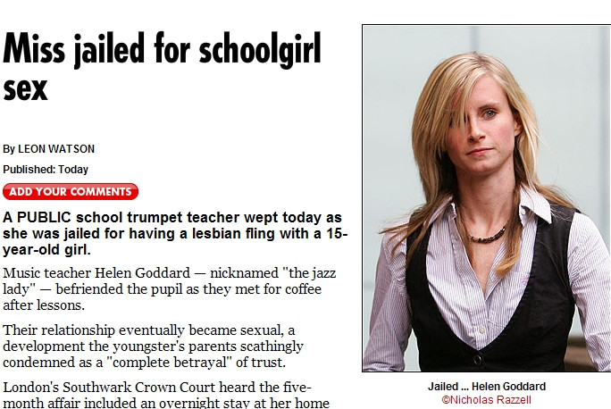 Profesoara condamnata la inchisoare, pentru o aventura lesbiana cu o eleva!