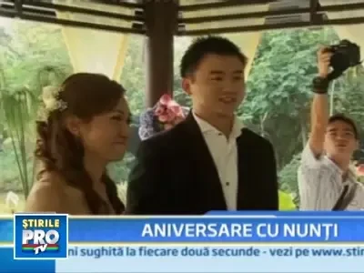 168 de cupluri au spus "DA" in Gradinile Botanice din Singapore