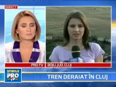 Inca unul! Un tren incarcat cu produse petroliere a deraiat in judetul Cluj