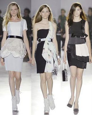 Siluete minimaliste la prezentarile Prada si Ferre