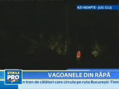 Inca unul! Un tren incarcat cu produse petroliere a deraiat in judetul Cluj
