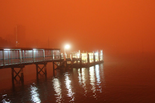 Furtuna de nisip la Sydney! Imagini incredibile! GALERIE FOTO