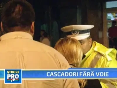 Accident in Capitala! S-au trezit cu masinile in curtea unui om