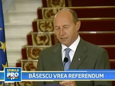 Basescu vrea Parlament unicameral pentru a reduce coruptia!