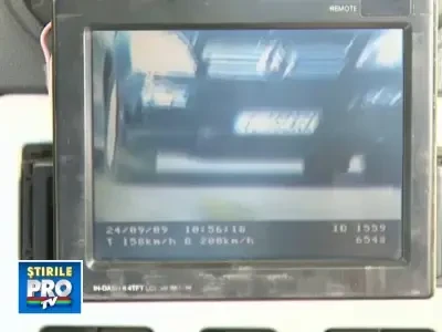 Pe autostrada, ca pe pista de curse! Politistii au dat amenzi in serie!