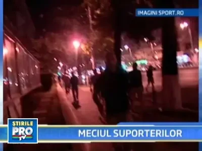 Suporterii Stelei si cei ai lui Dinamo s-au batut in strada! Din nou!