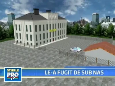 A evadat dupa ce un politist a uitat usa de la celula deschisa