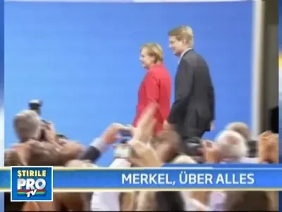 Angela Merkel a castigat alegerile si va guverna impreuna cu liberalii