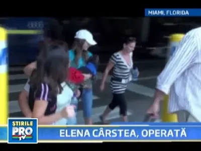 Elena Carstea, supusa unei operatii pe creier!