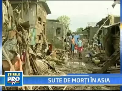 Vremea rea face prapad in Asia: bilantul mortilor a ajuns la 240