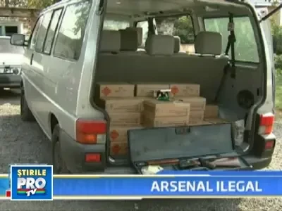 10.000 de cartuse, descoperite de politisti intr-un microbuz!