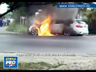 Un BMW X5 s-a transformat in torta, in apropiere de Ploiesti!