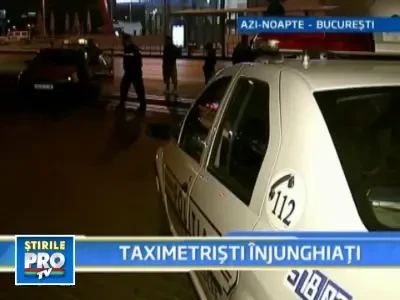 Taximetrist injunghiat de un client, pentru ca ceruse sa ii plateasca!
