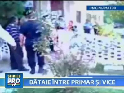 Meci de box intre primar si viceprimar, la Iepuresti, in judetul Giurgiu