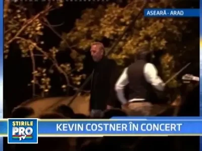 Actorul Kevin Costner, in rol de cantaret, sambata seara la Arad!