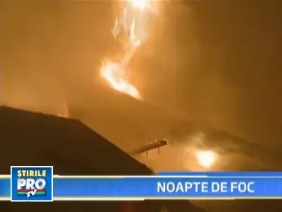 Incendiu puternic in cartierul Baicului din Capitala!