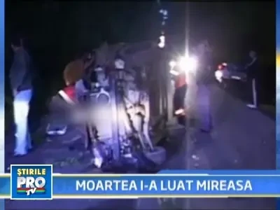 Viitoare mireasa, moarta intr-un grav accident rutier