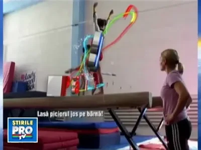 Jos palaria in fata junioarelor din lotul national de gimnastica!