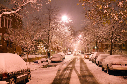 Surpriza cu fulgi mari de nea pe soselele din Noua Zeelanda!