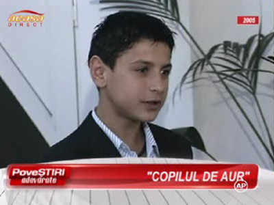 Uite cum arata si cum canta Sorin Copilul de Aur in 2005!