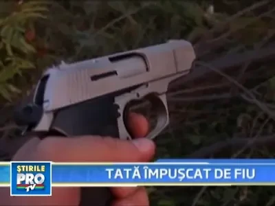 Si-a bagat tatal in spital, dupa ce a tras in el cu un pistol cu bile!