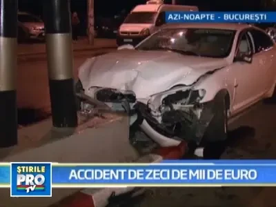 Si-a facut praf intr-o secunda masina de zeci de mii de euro!