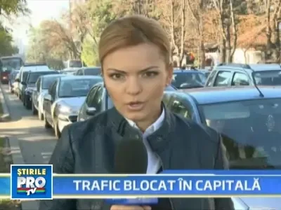 Protestele din Piata Victoriei au pus la incercare nervii soferilor