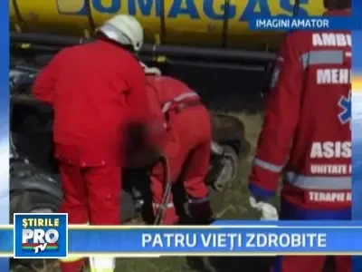 Patru oameni si-au pierdut viata din cauza unei soferite imprudente!