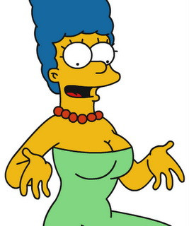 Marge din “Familia Simpson” pozeaza nud!