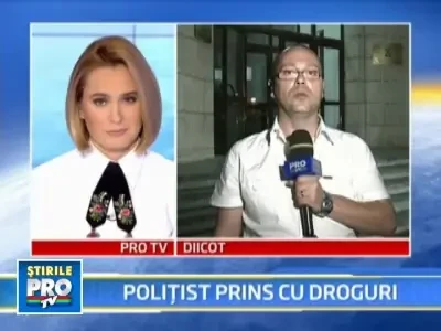 La serviciu politist, acasa traficant de droguri!