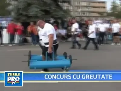 Concurs cu greutate la Brasov!