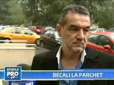 Becali s-a prezentat la Parchet in dosarul privind sechestrarea de persoane