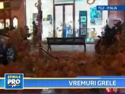 Furtunile fac ravagii in Europa! O romanca a murit in Italia