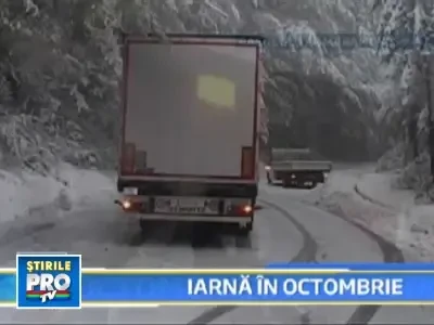 Primiti cu zapada in miez de toamna?