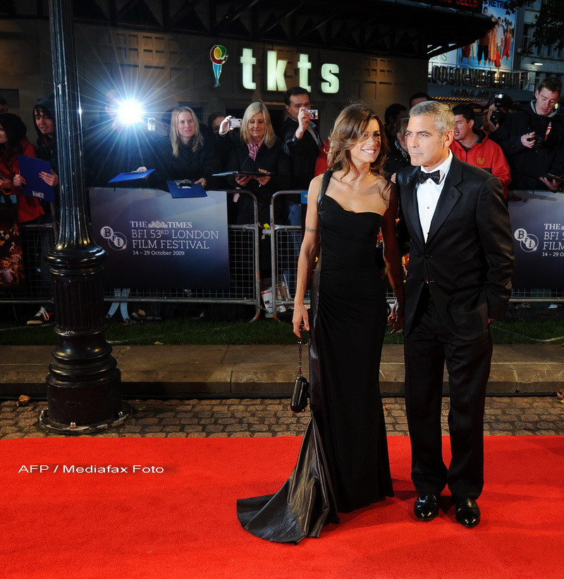 Clooney si iubita sa, atractiile festivalului de film de la Londra