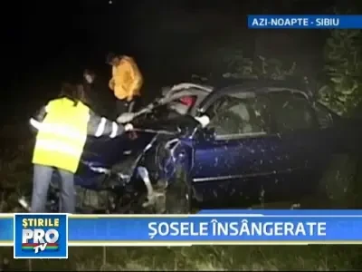 A curs iarasi sange pe soselele noastre! Trei oameni si-au pierdut viata