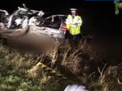 Cinci morti pe DN 13, dupa ce soferul unui microbuz a adormit la volan!