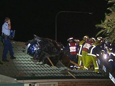 A avut parte de aventura vietii lui! A ajuns cu masina direct pe casa!