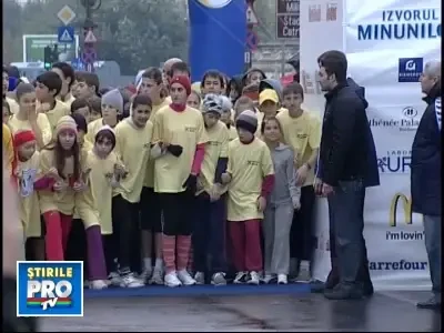 Trei kenieni, castigatorii Maratonului Bucuresti 2009, doborati de frig!