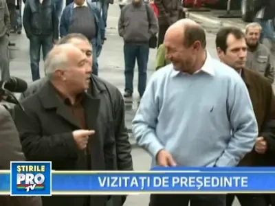 Basescu e nas de... miel! L-a botezat pe "Traienica"