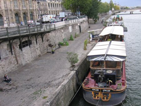 Bataie cu bulgari in mijlocul Senei!