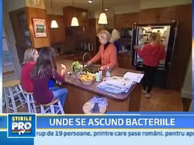 Buretele de bucatarie adaposteste cele mai multe bacterii!