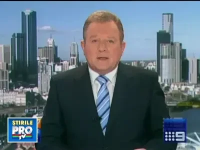 Pescarus "gigant", musafir nepoftit intr-un buletin de stiri!