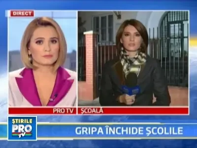 Primele cazuri de gripa AH1N1 depistate in scoli din Bucuresti si Iasi
